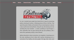 Desktop Screenshot of lihannjonesballroom.com